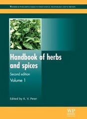 Handbook of Herbs and Spices 2nd Revised ed. cena un informācija | Sociālo zinātņu grāmatas | 220.lv