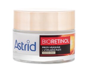 Pretgrumbu nakts krēms ādas piepildīšanai Bioretinol 50 ml цена и информация | Кремы для лица | 220.lv