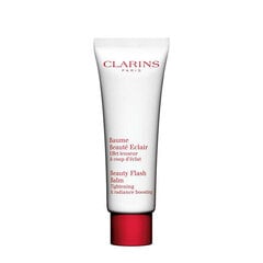 Atsvaidzinošs sejas krēms - balzams Clarins Beauty Flash 50 ml цена и информация | Наносите на чистую кожу лица. Подержите около 10-15 минут и смойте водой. | 220.lv