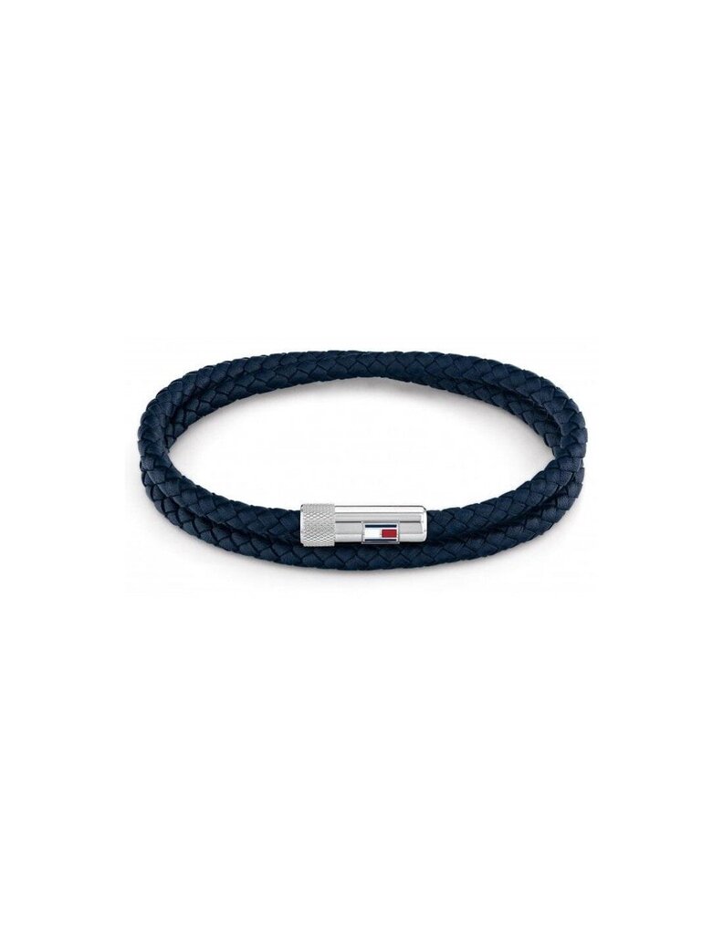 Tommy Hilfiger Divkāršā ādas rokassprādze TH2790264S цена и информация | Rokassprādzes | 220.lv