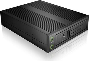 IcyBox IIB-176SSK-B 3,5 "SATA/SAS HDD cena un informācija | Piederumi korpusiem | 220.lv