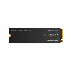 SSD diskdziņš|WESTERN DIGITAL|melns SN770|500GB|M.2|PCIe Gen4|NVMe|rakstīšanas ātrums 4000 MB/sec|lasīšanas ātrums 5000 MB/sec|WDS500G3X0E цена и информация | Внутренние жёсткие диски (HDD, SSD, Hybrid) | 220.lv