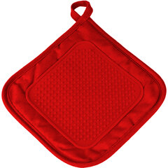 Прихватка с силиконовым покрытием Cuistot красная, 19x19 см цена и информация | Кухонные полотенца, рукавицы, фартуки | 220.lv