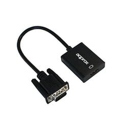 Adapteris approx! appc25, VGA-HDMI цена и информация | Адаптеры и USB разветвители | 220.lv