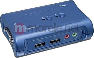 Переключатель KVM Trendnet TK-209K цена и информация | Коммутаторы (Switch) | 220.lv