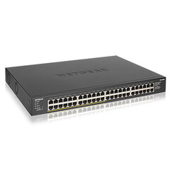 Netgear GS348PP-100EUS Melns cena un informācija | Komutatori (Switch) | 220.lv