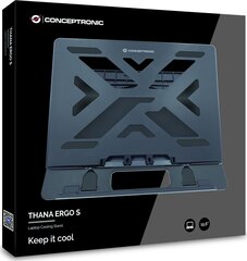 Conceptronic THANA03B cena un informācija | Portatīvo datoru dzesēšanas paliktņi un citi piederumi | 220.lv