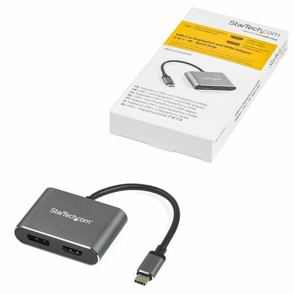 Startech CDP2DPHD 4K Ultra HD cena un informācija | Adapteri un USB centrmezgli | 220.lv