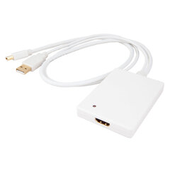 Адаптер Mini DisplayPort — HDMI Urban Factory CBB21UF              Белый цена и информация | Адаптеры и USB разветвители | 220.lv