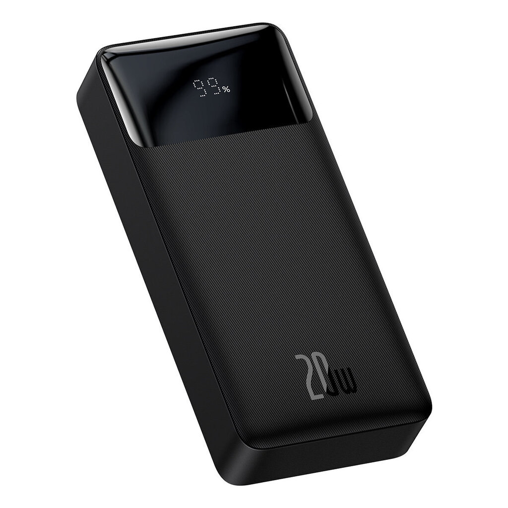 Baseus Bipow 20000mAh 20W Black (Overseas Edition) + USB-A - Micro USB 0.25m Black (PPBD050501) cena un informācija | Lādētāji-akumulatori (Power bank) | 220.lv