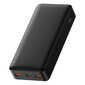 Baseus Bipow 20000mAh 20W Black (Overseas Edition) + USB-A - Micro USB 0.25m Black (PPBD050501) cena un informācija | Lādētāji-akumulatori (Power bank) | 220.lv