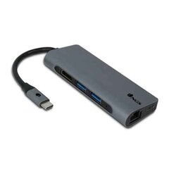 USB-хаб на 7 портов NGS WONDER DOCK 7 HDMI USB C 4K 5 Gbps Серый цена и информация | Адаптеры и USB разветвители | 220.lv