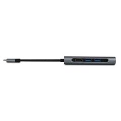 USB-хаб на 7 портов NGS WONDER DOCK 7 HDMI USB C 4K 5 Gbps Серый цена и информация | Адаптеры и USB разветвители | 220.lv