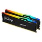 Kingston FURY Beast RGB, 32GB (2x16GB), DDR5, 6000MHz (KF560C36BBEAK2-32) цена и информация | Operatīvā atmiņa (RAM) | 220.lv