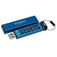 USB накопитель Pendrive Kingston IKKP200/8ГБ, синий цена и информация | USB накопители | 220.lv