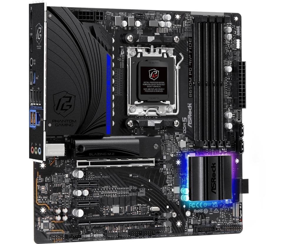 ASRock B650M PG RIPTIDE AM5 Ryzen 7000 AMD B650 цена и информация | Mātesplates | 220.lv