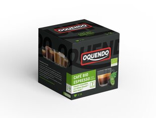 Kafijas kapsulas Oquendo DG Bio 100% Espresso, 16 gab. cena un informācija | Kafija, kakao | 220.lv