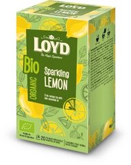 Organiska zāļu tēja Loyd Sparkling ar citronu, 20 x 2 g cena un informācija | Tēja | 220.lv