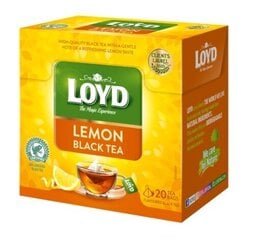 Melnā tēja Loyd ar citrona garšu, 20 x 1,7 g cena un informācija | Tēja | 220.lv