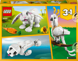 31133 LEGO® Creator 3in1 Baltais trusis цена и информация | Конструкторы и кубики | 220.lv