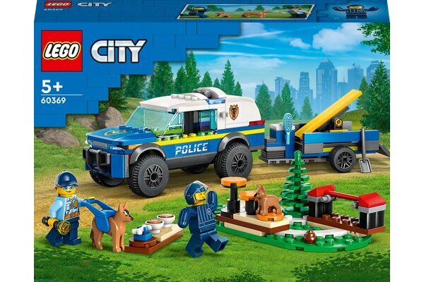 60369 LEGO® City Policijas suņu mobilais treniņš cena un informācija | Konstruktori | 220.lv