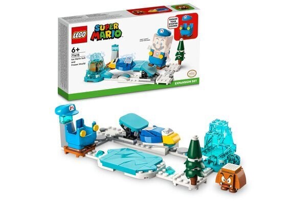 71415 LEGO® Super Mario Papildus komplekts „Ledus Mario tērps un Ledus pasaule“ цена и информация | Konstruktori | 220.lv