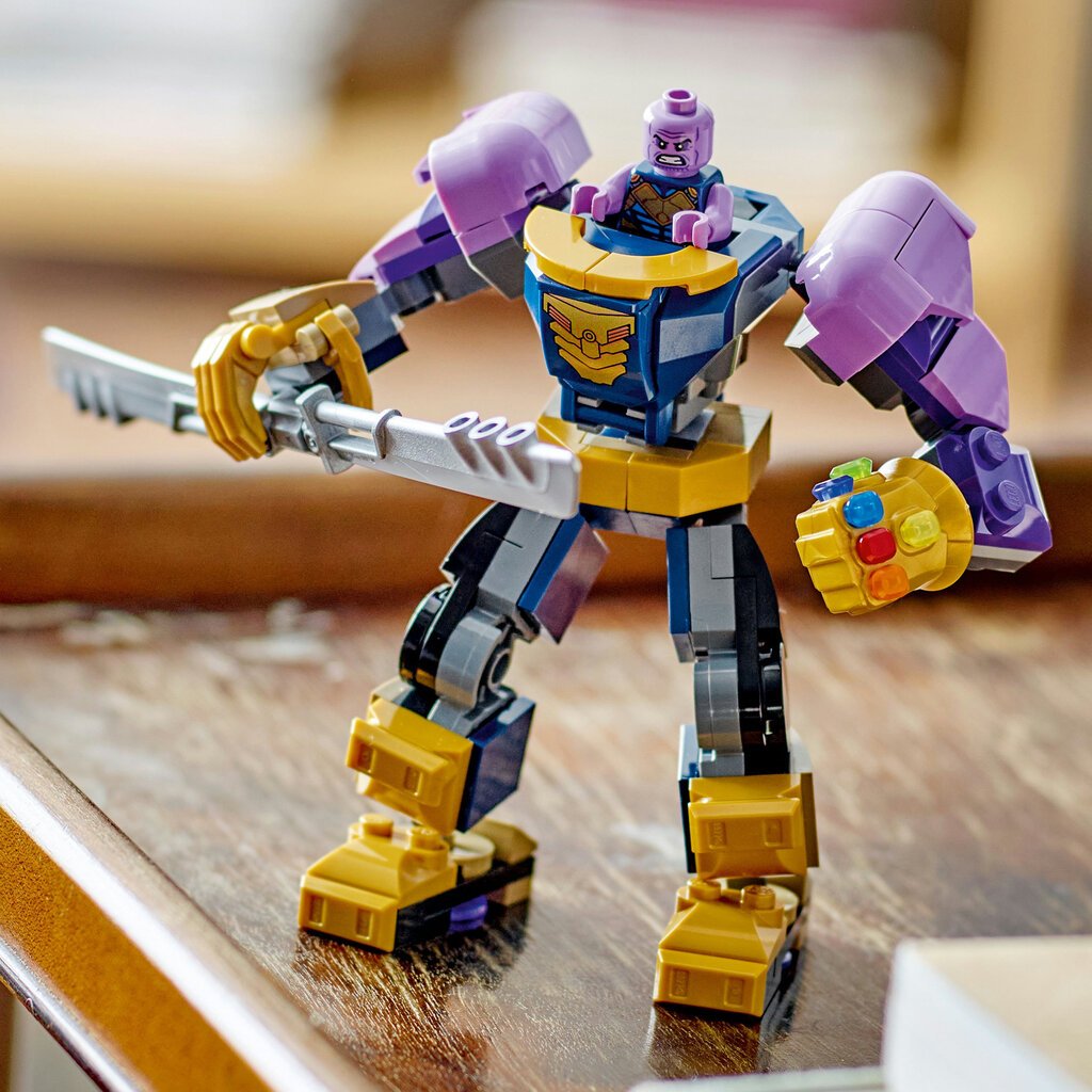 76242 LEGO® Marvel Thanos bruņu robots cena un informācija | Konstruktori | 220.lv