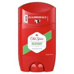 Old Spice dezodorants cietais Restart 50 ml cena un informācija | Old Spice Smaržas, kosmētika | 220.lv