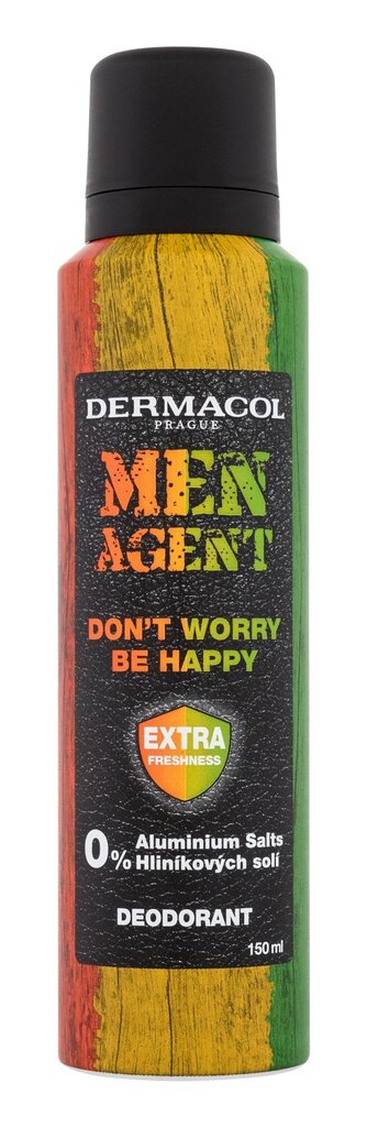 Ķermeņa dezodorants Men Agent Neuztraucieties esiet laimīgs 150 ml cena un informācija | Dezodoranti | 220.lv