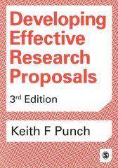 Developing Effective Research Proposals 3rd Revised edition cena un informācija | Sociālo zinātņu grāmatas | 220.lv
