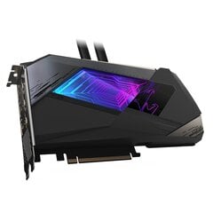 Gigabyte GV-N3080AORUSX W-10GD 2.0 LHR version NVIDIA, 10 GB, GeForce RTX 3080, GDDR6X, PCI-E 4.0 x 16, HDMI ports quantity 3, Memory clock speed 19000 MHz cena un informācija | Videokartes (GPU) | 220.lv