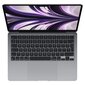 Apple MacBook Air 13” M2 8C CPU, 8C 8/256GB Space Grey SWE MLXW3KS/A цена и информация | Portatīvie datori | 220.lv