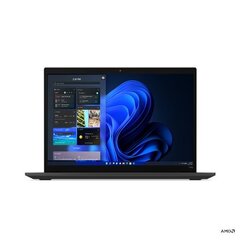 Компьютер Lenovo ThinkPad  T14s (Gen 3) Black, 14 ", IPS, WUXGA, 1920 x 1200, Anti-glare, AMD Ryzen 5 PRO, 6650U, 16 GB, Soldered LPDDR5-6400, SSD 256 GB, AMD Radeon 660M Graphics, No Optical drive, W цена и информация | Ноутбуки | 220.lv