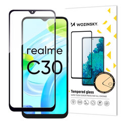 Wozinsky Full Glue Realme C30 / Realme Narzo 50i Prime 9H цена и информация | Защитные пленки для телефонов | 220.lv