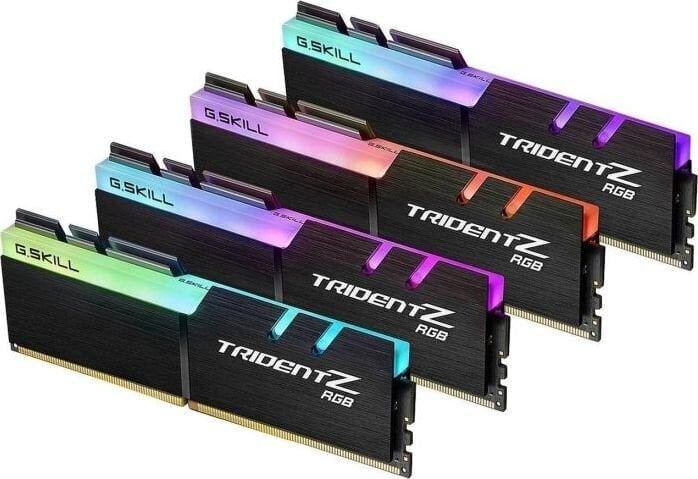 G.Skill Trident Z RGB, 32GB (4x8GB), DDR4, 4000MHz (F4-4000C18Q-32GTZRB) cena un informācija | Operatīvā atmiņa (RAM) | 220.lv