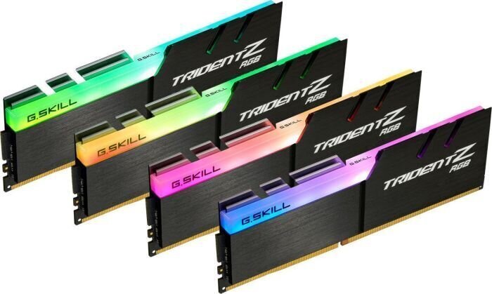 G.Skill Trident Z RGB, 32GB (4x8GB), DDR4, 4000MHz (F4-4000C18Q-32GTZRB) cena un informācija | Operatīvā atmiņa (RAM) | 220.lv