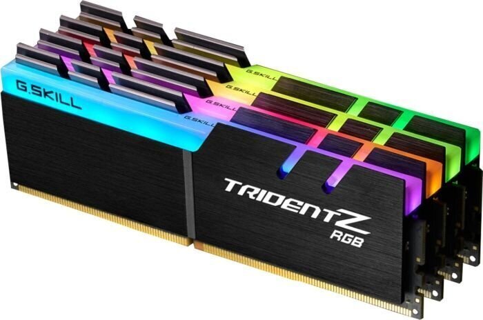 G.Skill Trident Z RGB, 32GB (4x8GB), DDR4, 4000MHz (F4-4000C18Q-32GTZRB) cena un informācija | Operatīvā atmiņa (RAM) | 220.lv