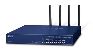 PLANET Wi-Fi 6 AX2400 2.4GHz/5GHz wireless router Gigabit Ethernet Blue цена и информация | Маршрутизаторы (роутеры) | 220.lv