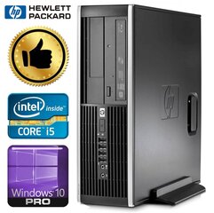 HP 8100 Elite SFF i5-650 4GB 250GB DVD WIN10PRO|W7P cena un informācija | Stacionārie datori | 220.lv