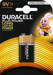 Щелочная батарейка Duracell 6LR61/MN1604 цена и информация | Зарядные устройства для элементов питания | 220.lv