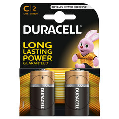 Батарейки Duracell C LR14, 2 шт. цена и информация | Батерейки | 220.lv