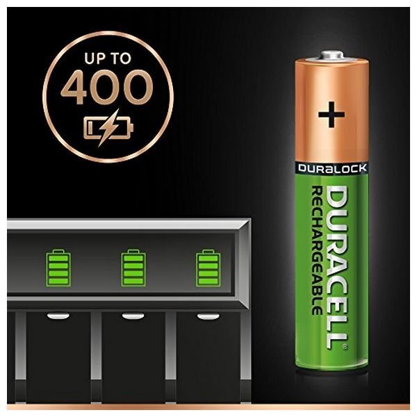 Duracell Rechargeable Accu Stay Charged 800mAh HR03 AAA (LR03), 4 gab. цена и информация | Baterijas | 220.lv