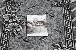 Paklājs - celiņš BCF MORAD Trio Lapas, Ziedi pelēks 80 cm цена и информация | Ковры | 220.lv