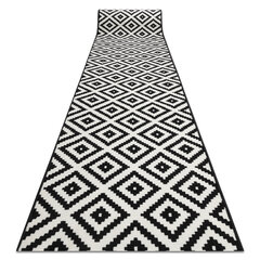 Rugsx ковровая дорожка BCF Morad Ruta, чёрная / белая, 80 см цена и информация | Ковры | 220.lv