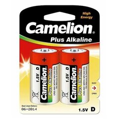 Camelion elementi Plus Alkaline, 1.5 V, D/LR20, 2 gab. цена и информация | Батарейки | 220.lv