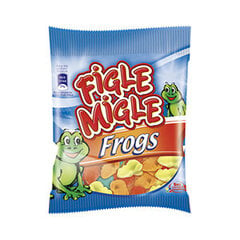 Želejas konfektes Figle Migle Frogs, 80 g cena un informācija | Saldumi | 220.lv