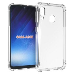 TakeMe Anti-Shock Extra Aizsardzības 0.5mm Maks-apvalks priekš Samsung Galaxy A20E (A202F) Caurspīdīgs cena un informācija | Telefonu vāciņi, maciņi | 220.lv