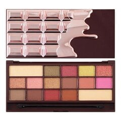 Палетка теней для век Makeup Revolution Eye Shadow Palette I Heart Makeup Chocolate Rose Gold, 22 г цена и информация | Тушь, средства для роста ресниц, тени для век, карандаши для глаз | 220.lv