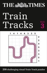 Times Train Tracks Book 3: 200 Challenging Visual Logic Puzzles cena un informācija | Grāmatas par veselīgu dzīvesveidu un uzturu | 220.lv