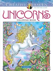 Creative Haven Unicorns Coloring Book цена и информация | Книги о питании и здоровом образе жизни | 220.lv